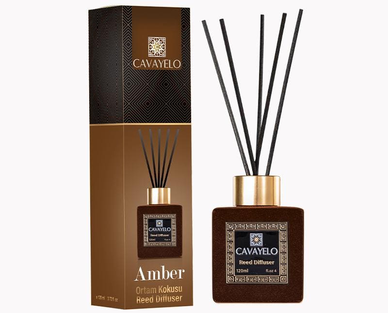 001 1 3 Cavayelo Reed Diffuser-120ml (AMBER) 147