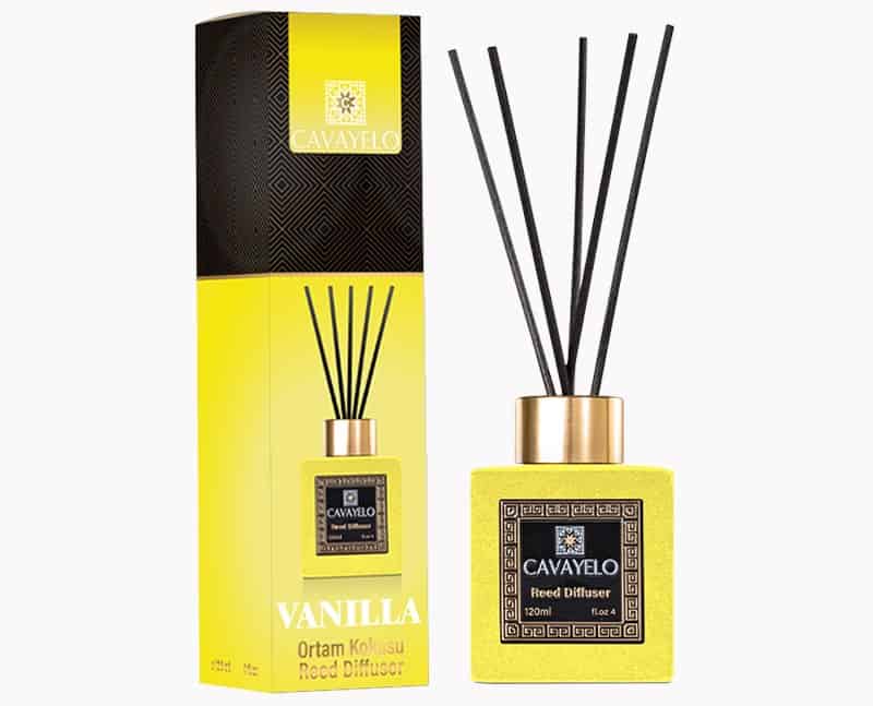 1202 CAVAYELO Reed Diffuser 120ml (VANILLA) 1