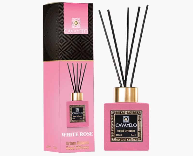 1203 CAVAYELO Reed diffuser 120ml (WHITE ROSE) 135