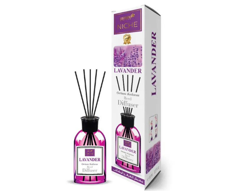 LAVENDER OZEL BOYUT Jasmine Niche Reed Diffuser 110ML (Lavender) 1