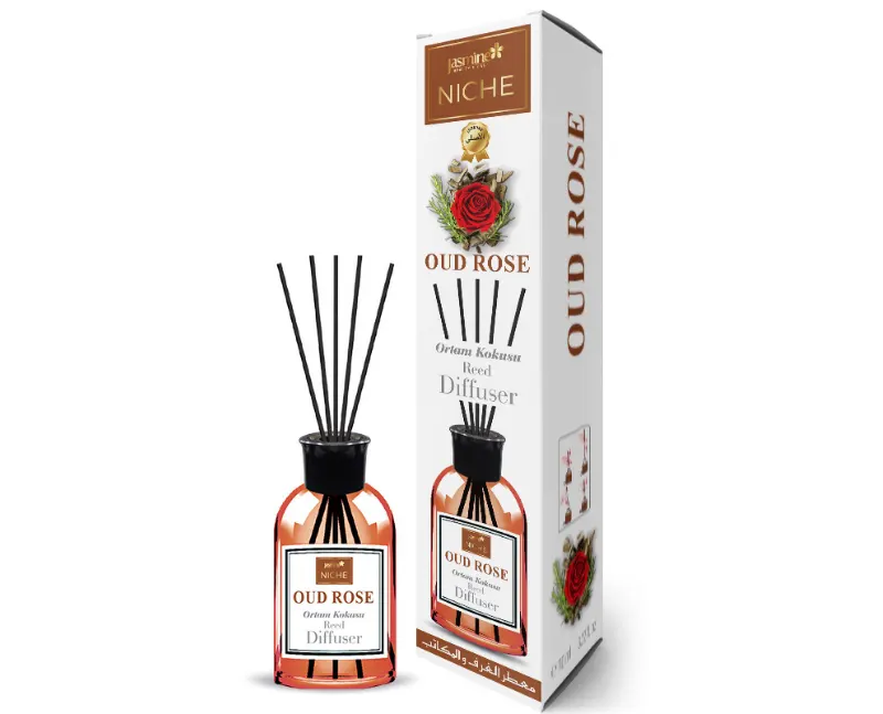 OUD ROSE OZEL BOYUT Jasmine Niche Reed Diffuser 110ML (Oud Rose) 7