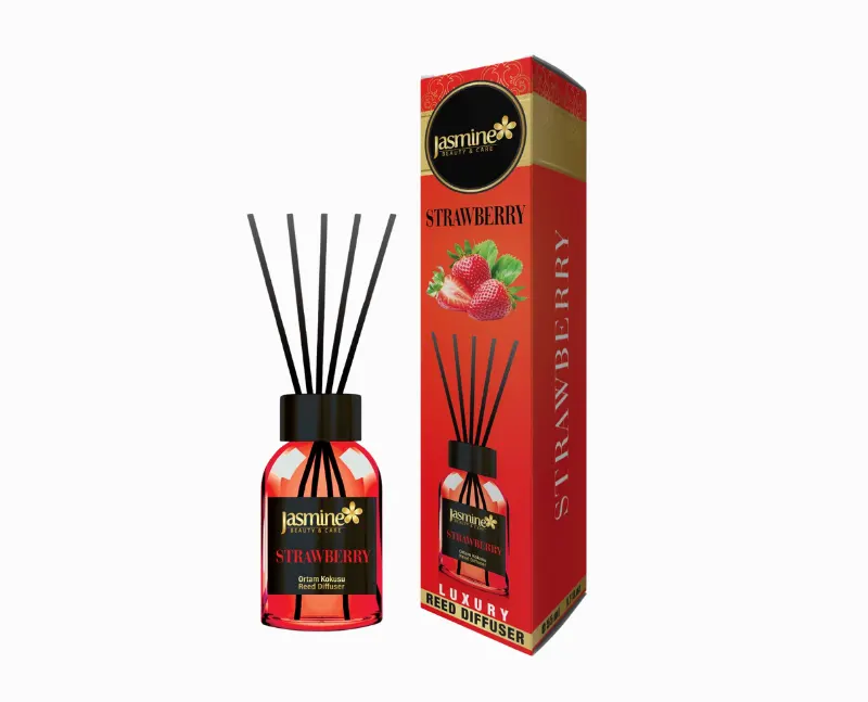 فواحة Jasmine Reed Diffuser 55ML Strawberry بيع فواحات بالجملة: أفضل أنواع روائح الفواحات للمنازل 1