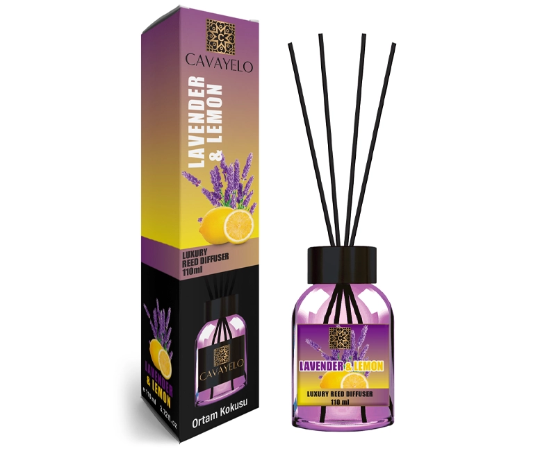 Cavayelo Reed Diffuser 110 ML (LAVENDER & LEMON) 2