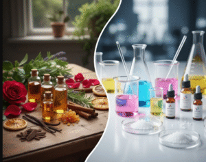 What is the difference between synthetic and natural chemicals?