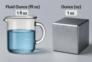 Fluid Ounce (fl oz) vs. Standard Weight Ounce (oz)