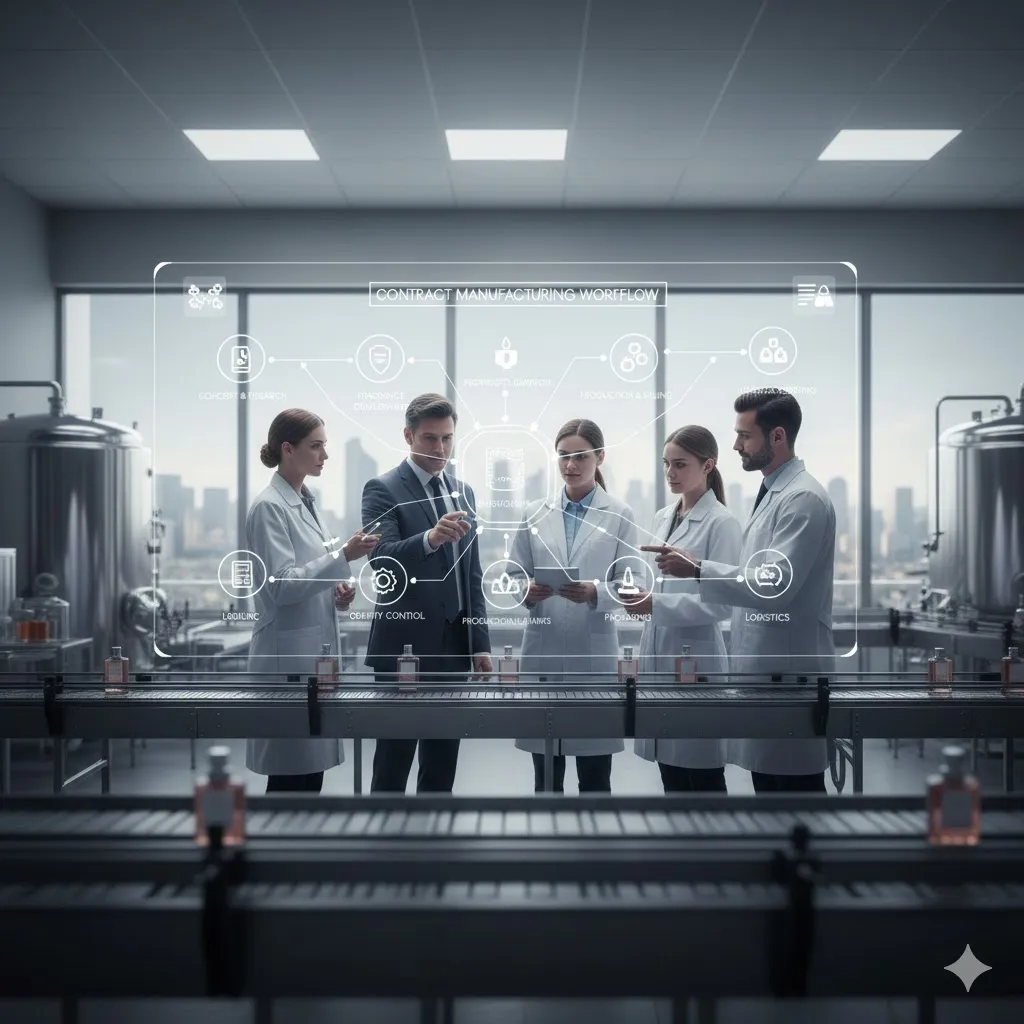 ماذا يشمل التصنيع التعاقدي للعطور؟