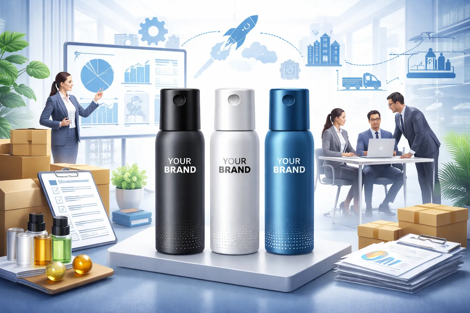 How does Body Spray Private Label Solve Common B2B Launch Problems