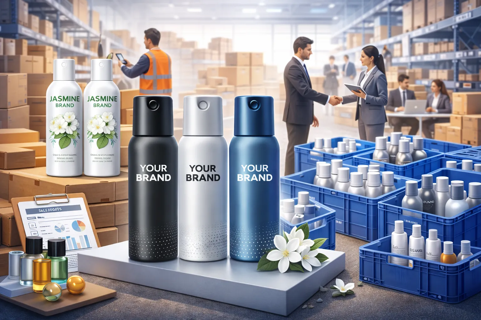 Wholesale Body Spray Supply and Jasmine Brands for Faster B2B Sales