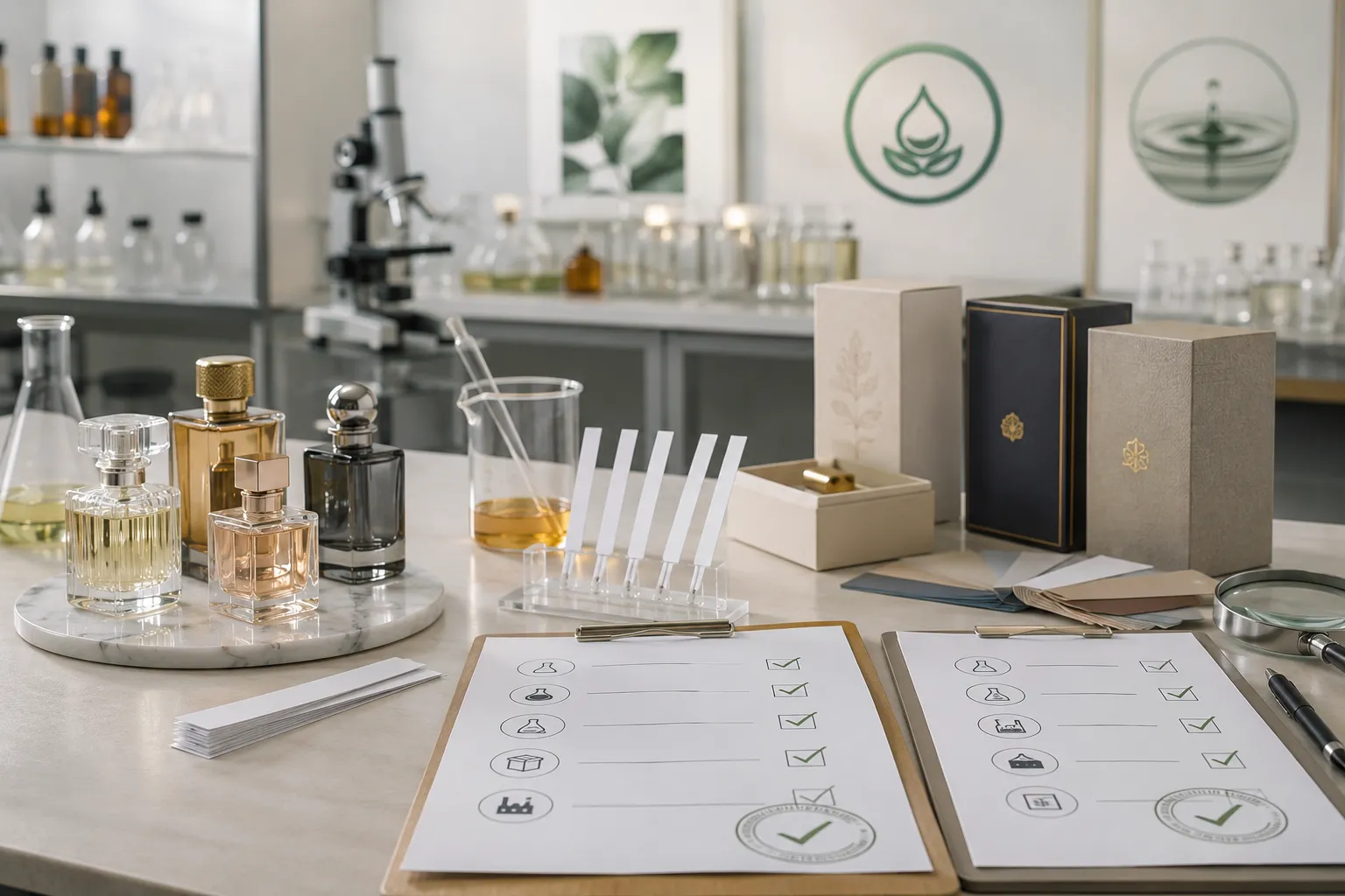 What should you verify before approving halal perfume production?