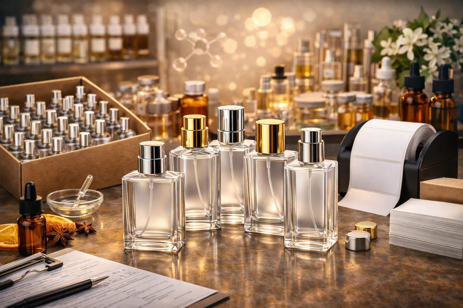 Unbranded Fragrance for Relabeling for Faster B2B Launches