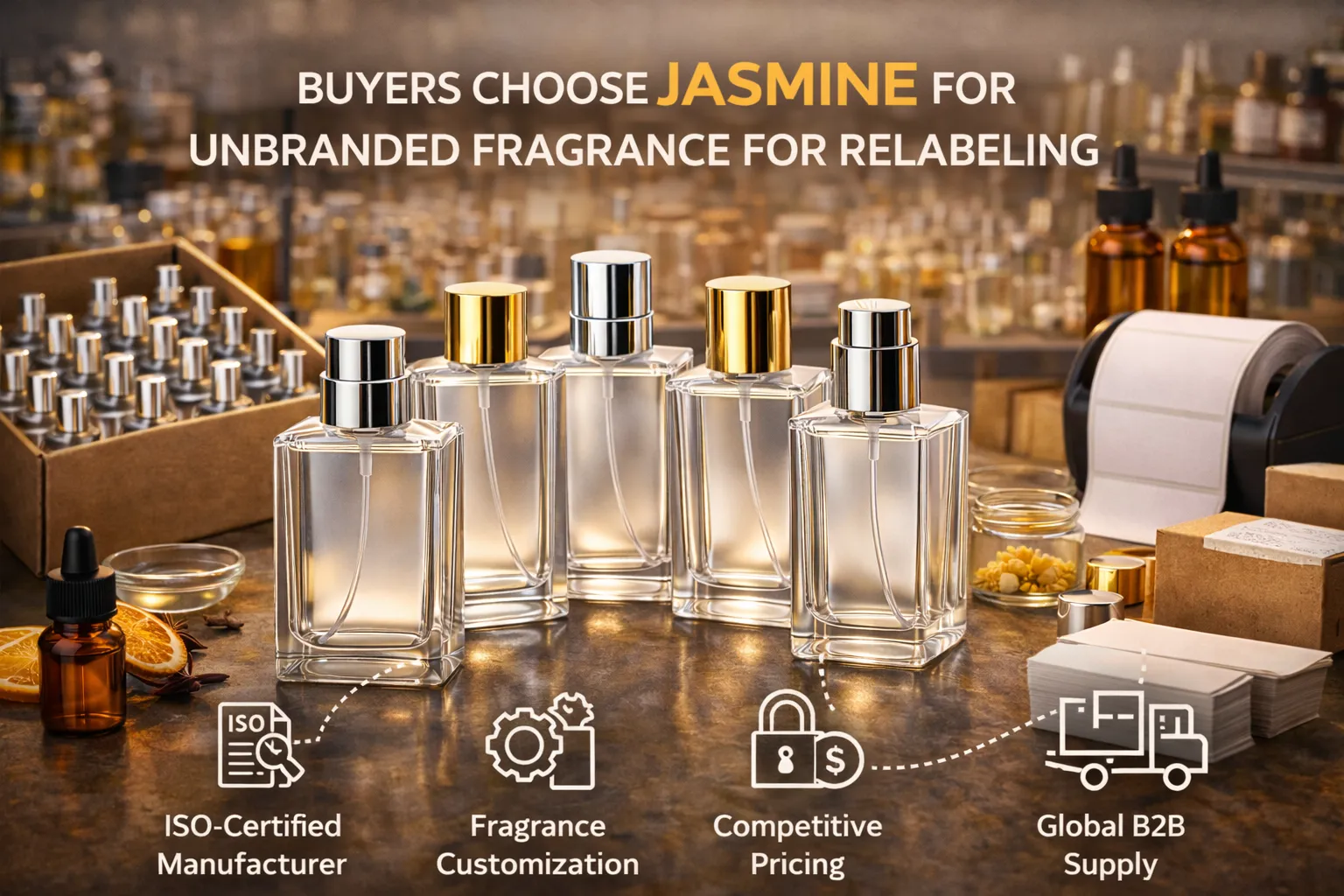 Why do Buyers Choose Jasmine for Unbranded Fragrance for Relabeling