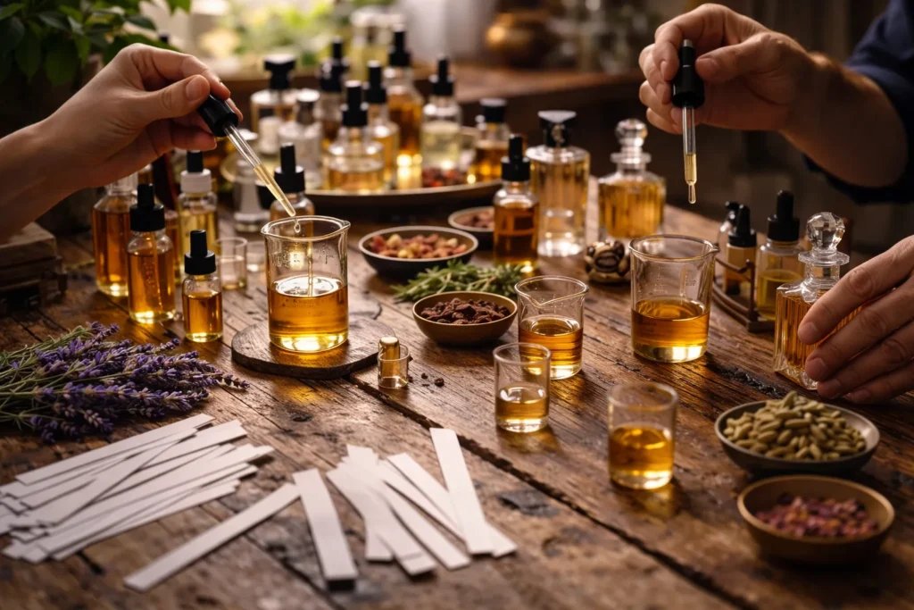 خدمات خلط وتركيب العطور 