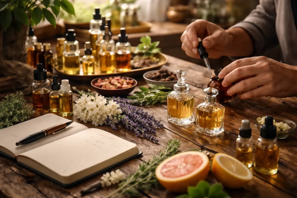 خطوات ابتكار عطور حسب الطلب