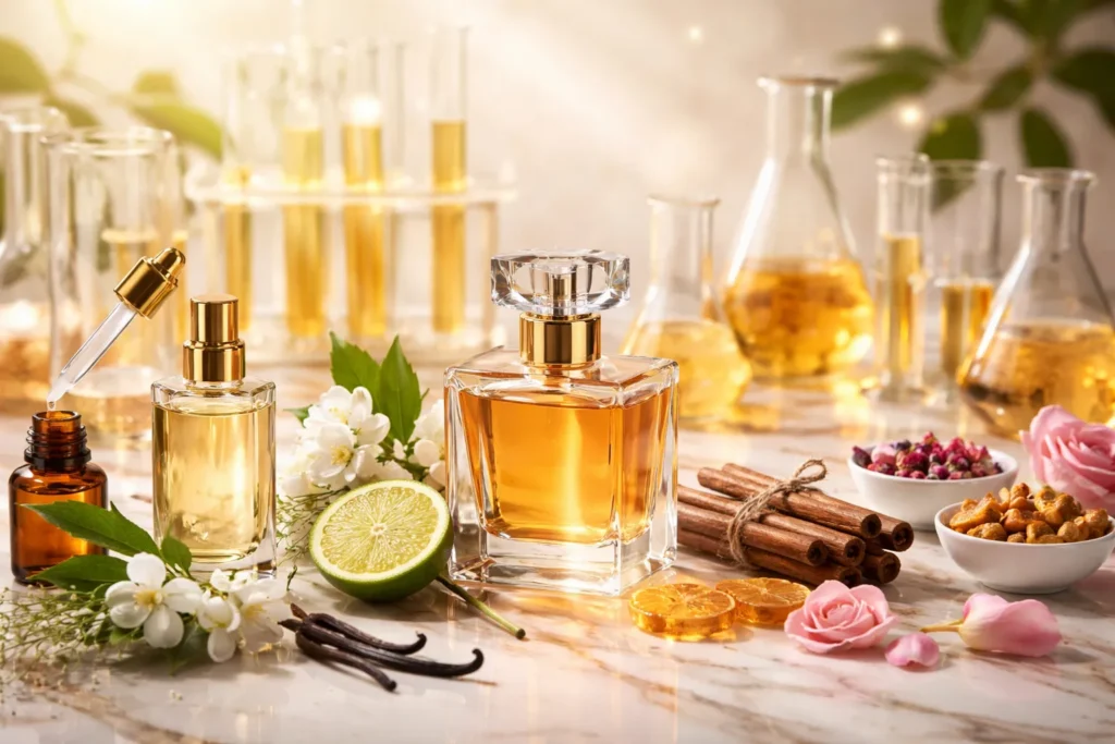 مفهوم ابتكار عطور حسب الطلب للعلامات التجارية