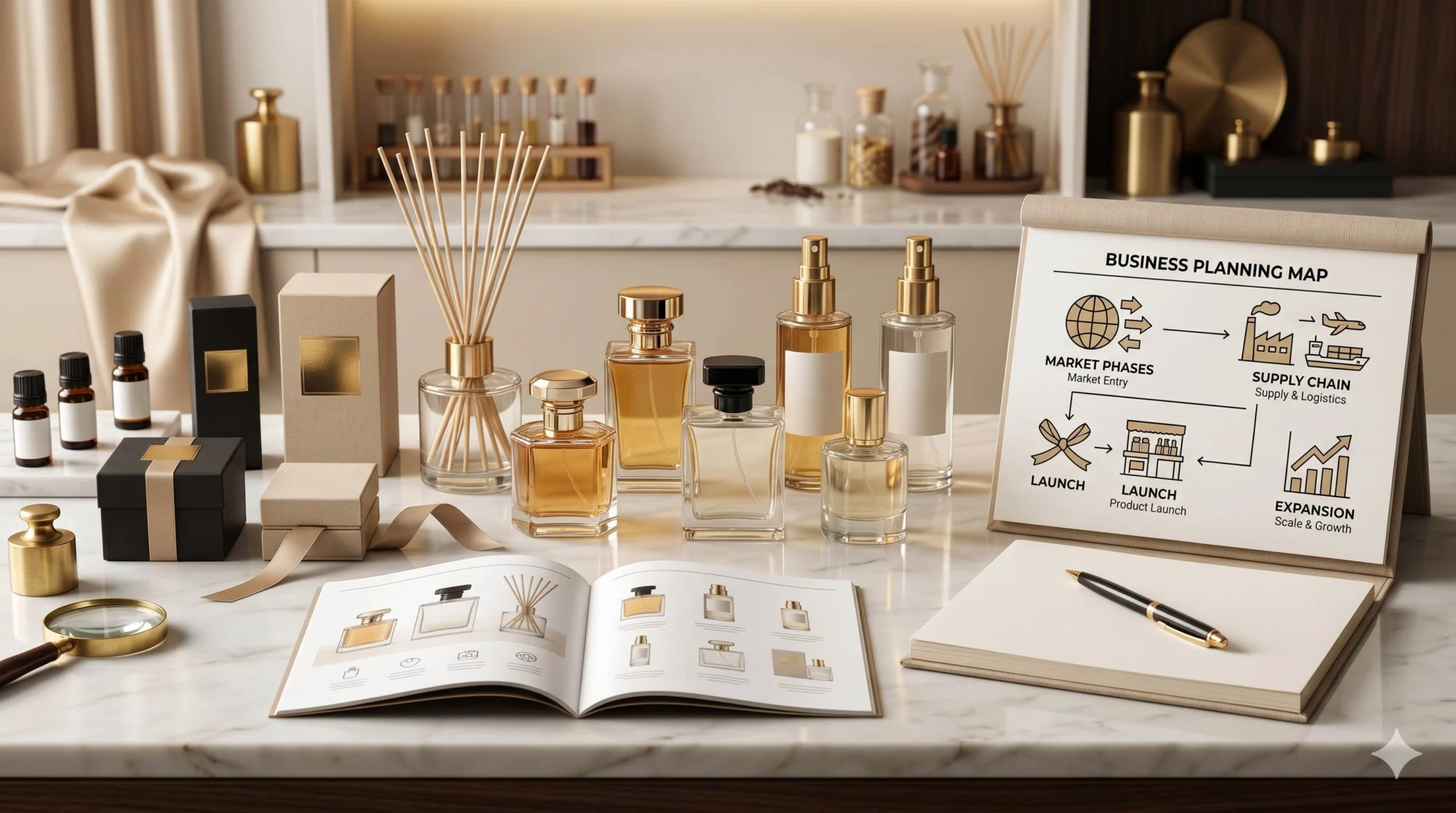 مشروع عطور متكامل