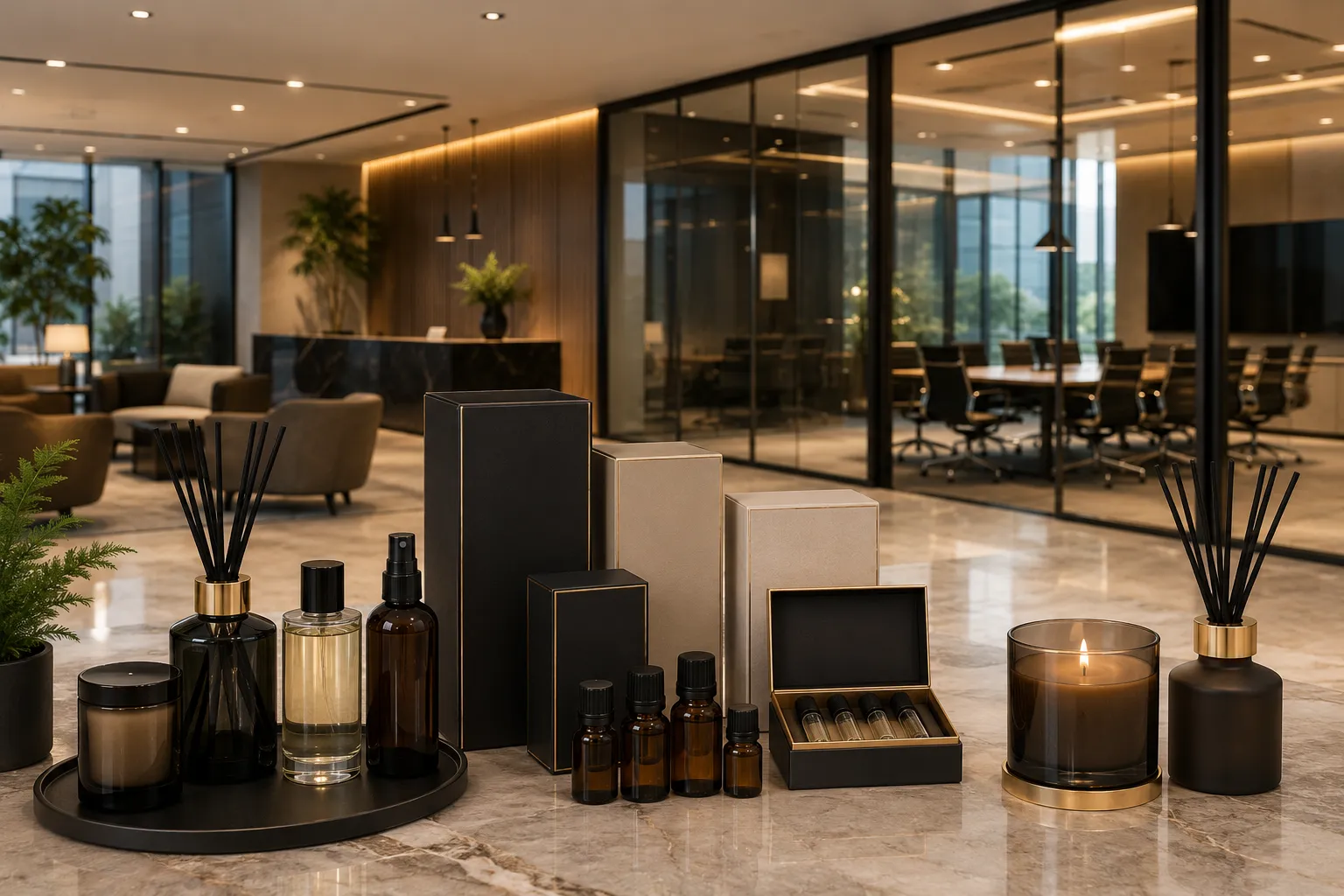 Corporate scent branding products Jasmine can manufacture
