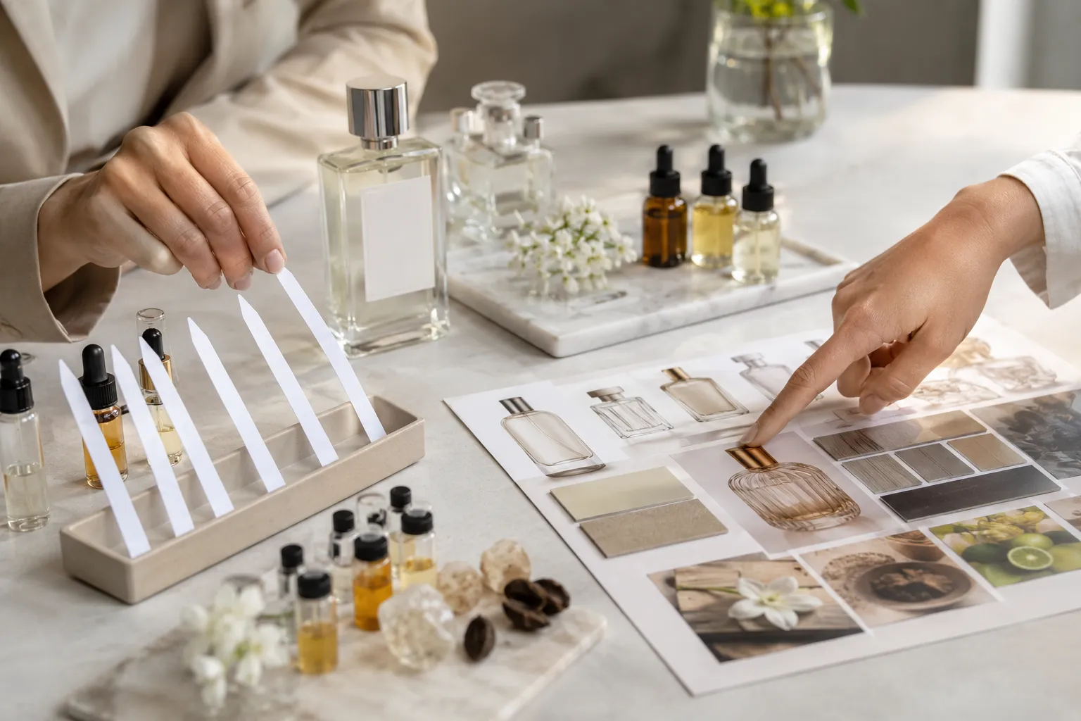 What does it mean to brief a perfumer?