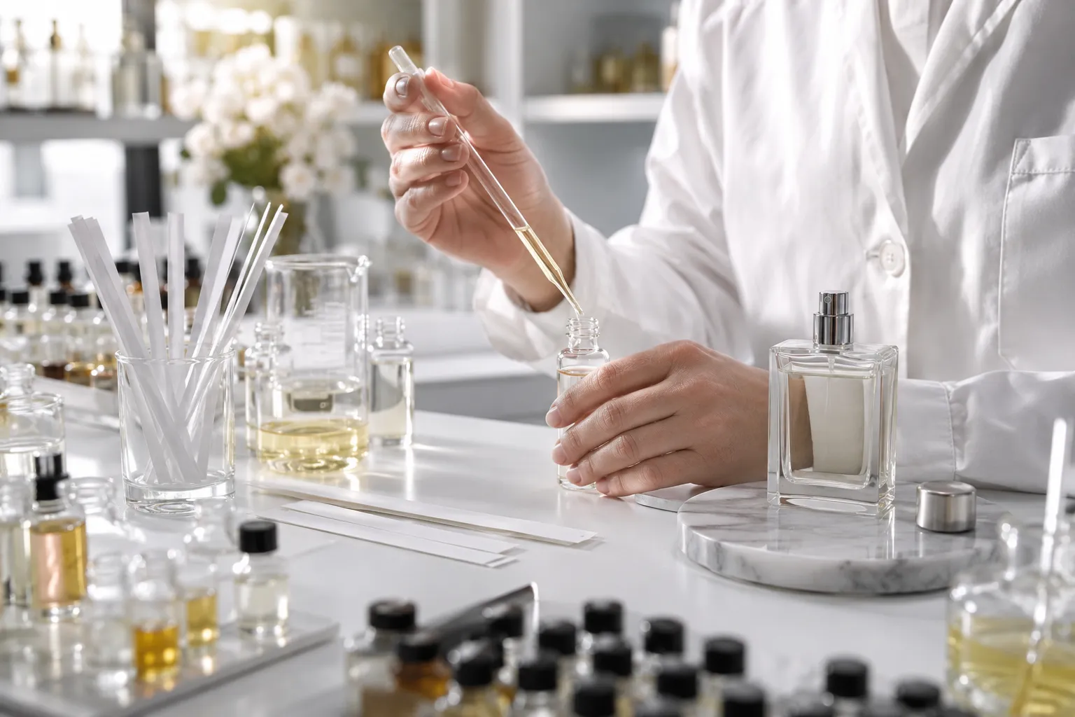 Custom fragrance development for trade buyers
