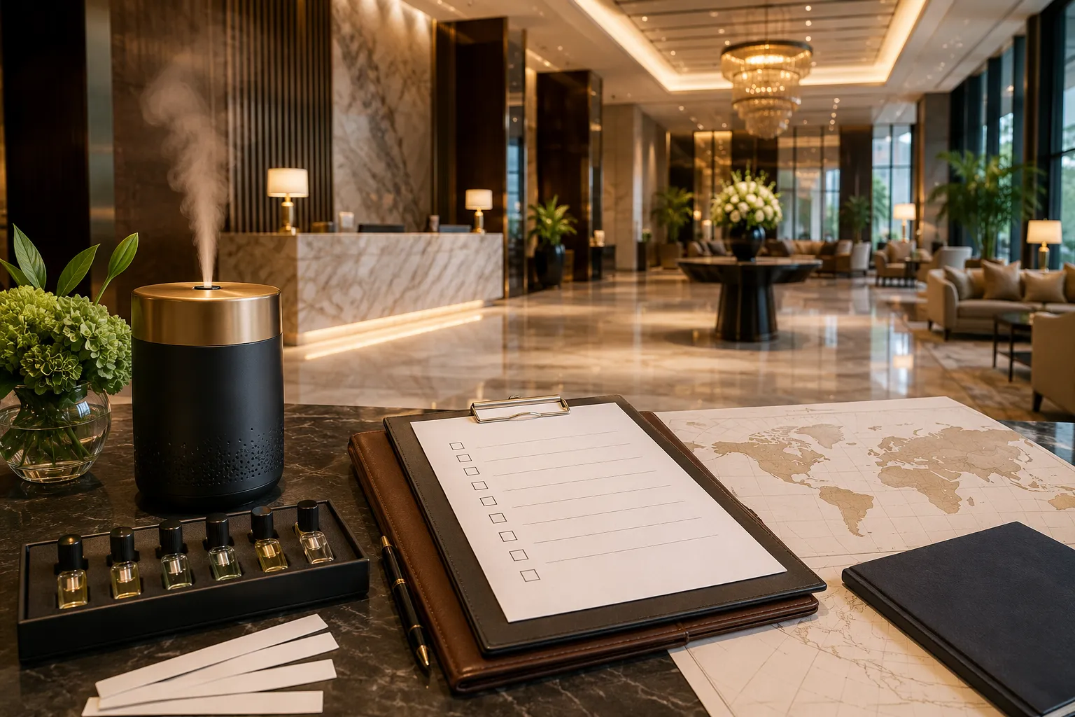 Hotel Lobby Fragrance: Top 15 Scents for Luxury Hotels 3 Hotel lobby fragrance brief checklist for global buyers