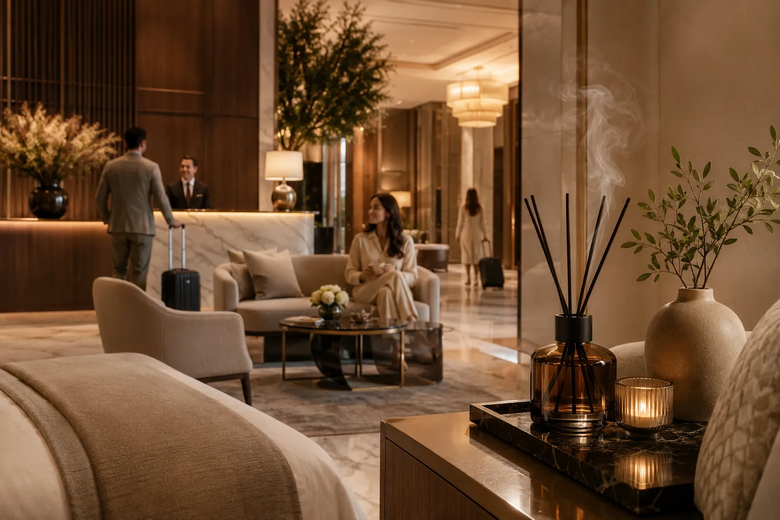 How does scent shape the hotel guest journey