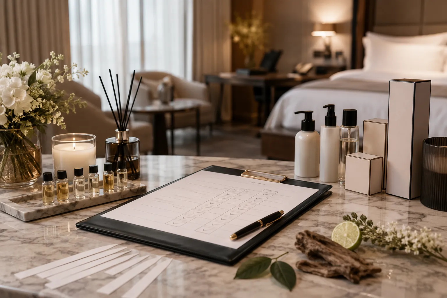 Manufacturer selection checklist for hotel scent marketing projects