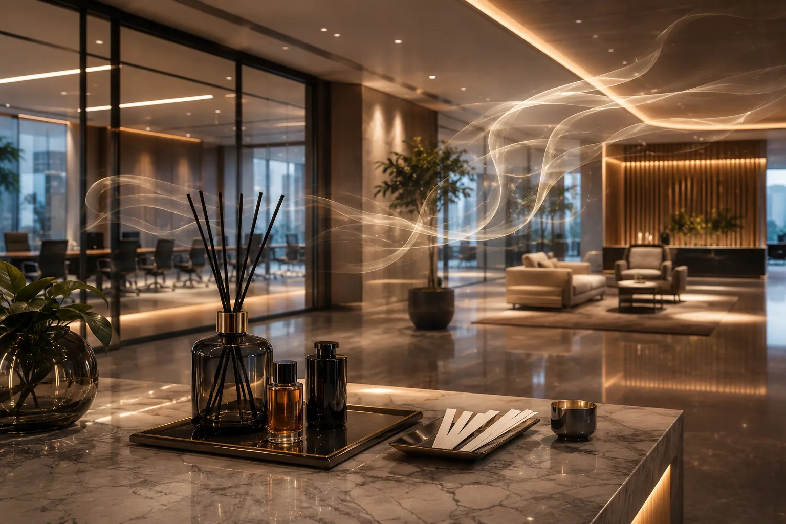 Why does scent matter in corporate spaces?