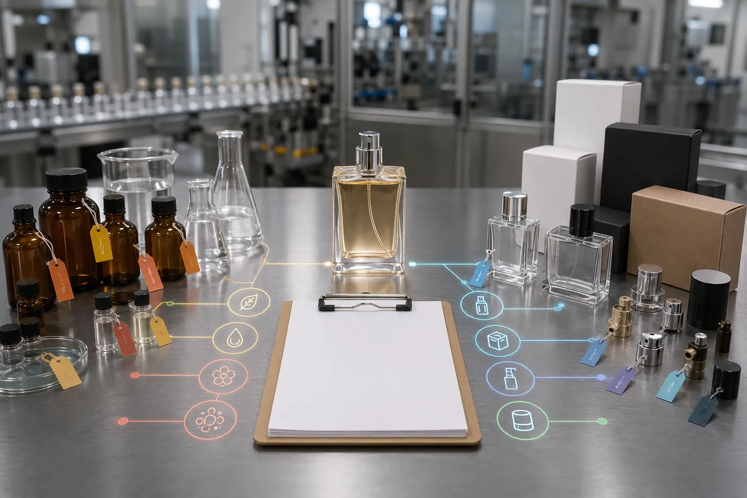 What Should a Perfume Manufacturing Batch Record Include? How should material and packaging lots be linked to the batch
