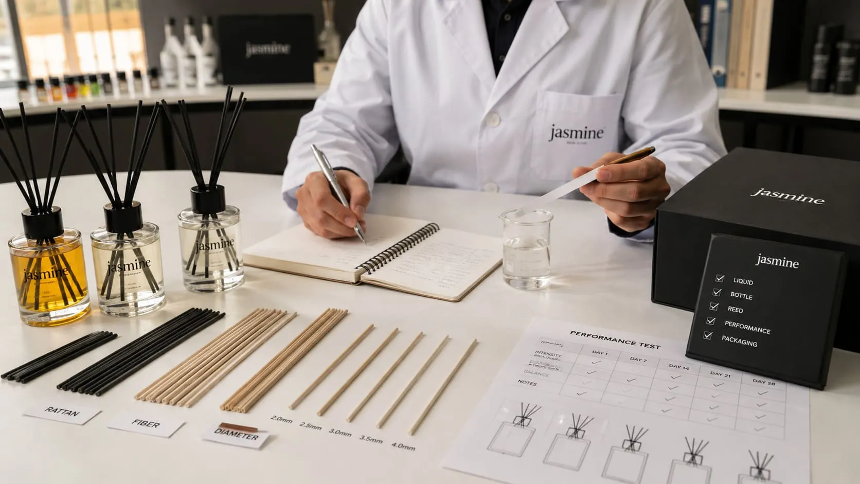 جاسمين للعطور نحول تفاصيل مشروعك إلى منتج عطري متكامل