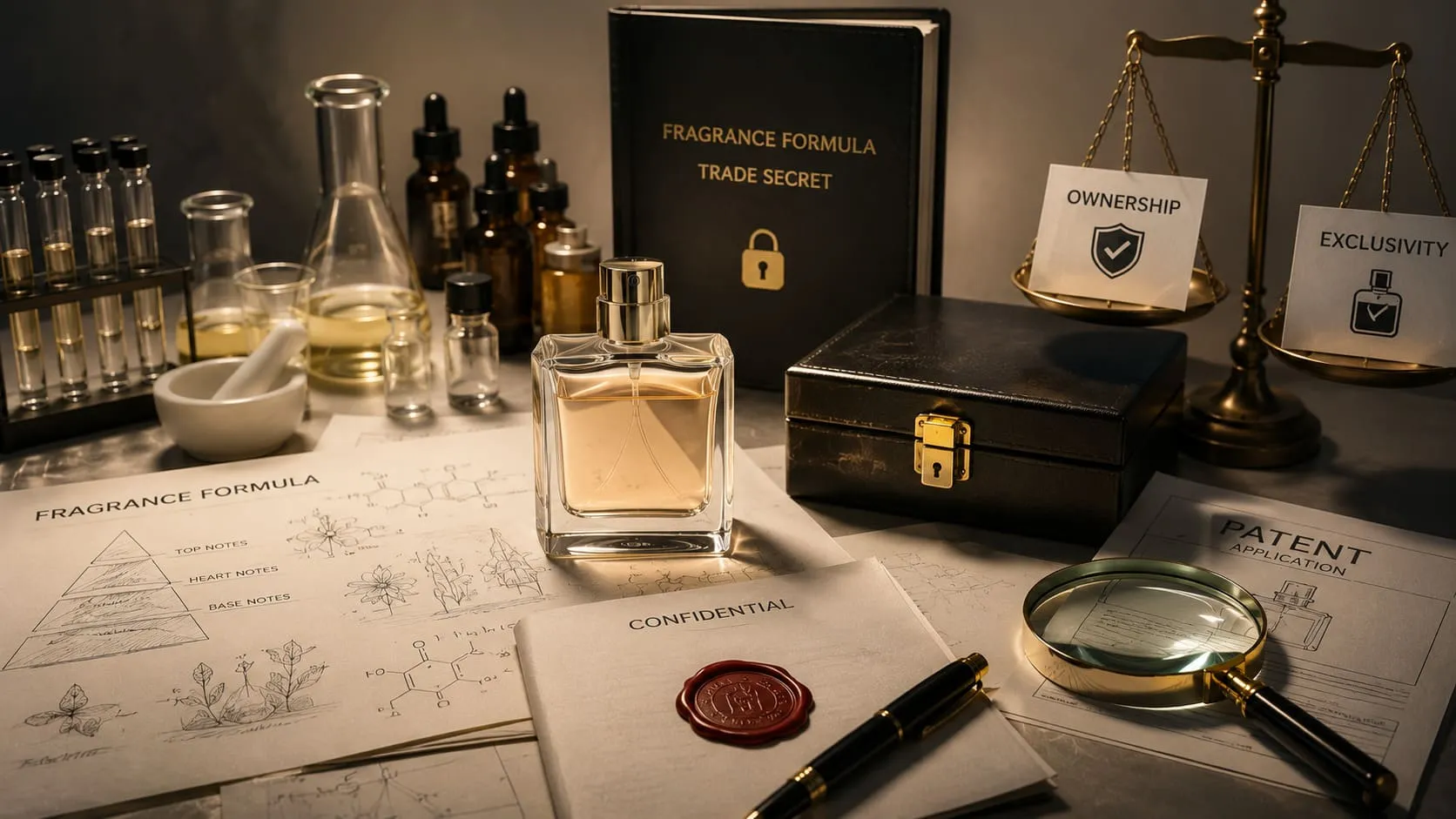 حقوق تركيبة العطر بين الملكية والسرية وحصرية الرائحة