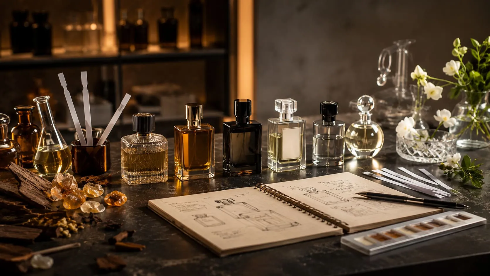 تطوير مجموعة عطور لعلامتك التجارية: أسس إدارة المحفظة العطرية 2 خطوات التميز ومنع التشابه داخل المجموعة العطرية