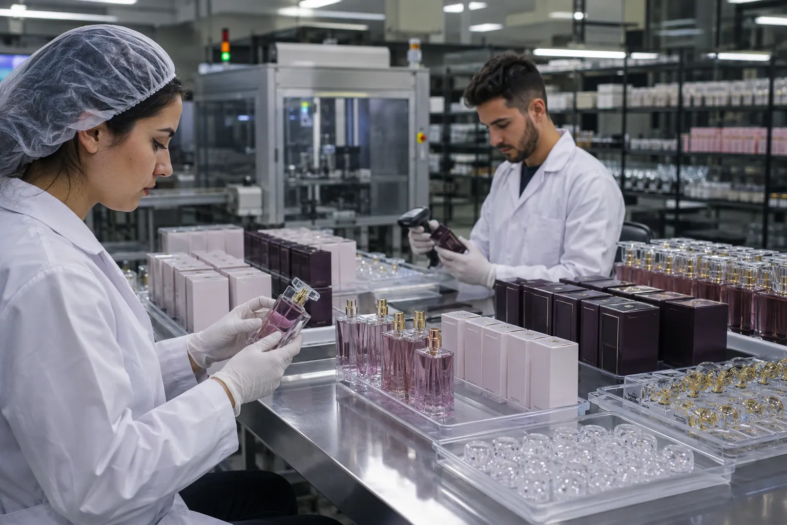 كيف تنظّم جدولة إنتاج العطور متعددة الروائح والأحجام دون أخطاء؟ 2 كيفية تجهيز خط التعبئة بين المنتجات