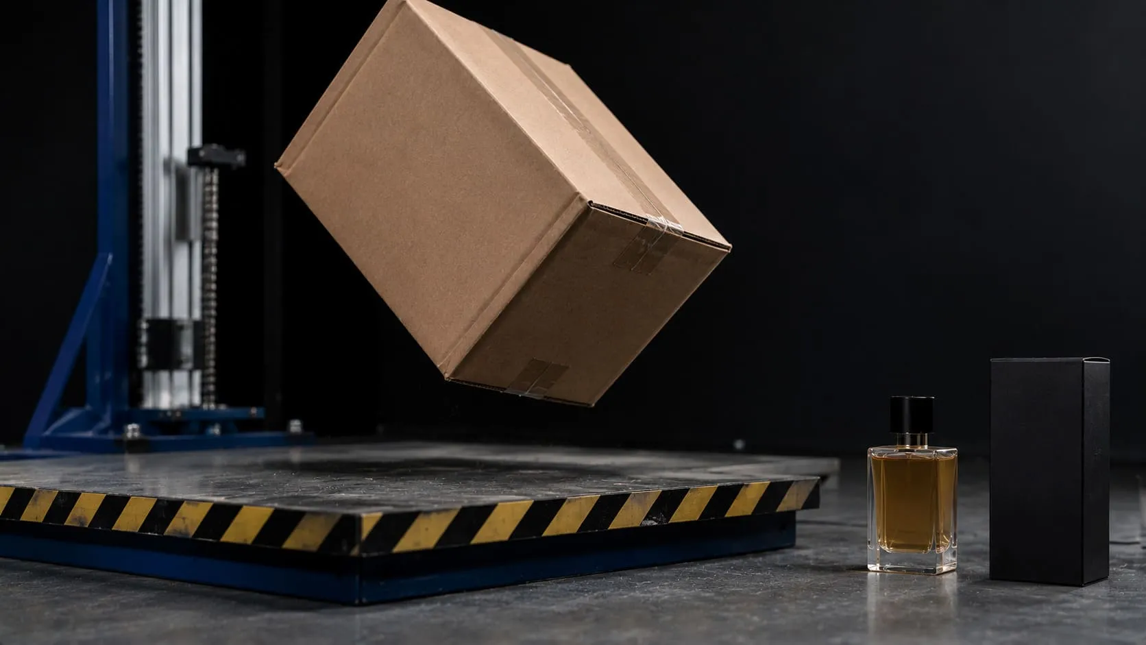 Perfume Packaging Transport Testing: 3 Tests to Avoid Export Damage 2 How to perform a perfume box drop test and shipping carton drop test