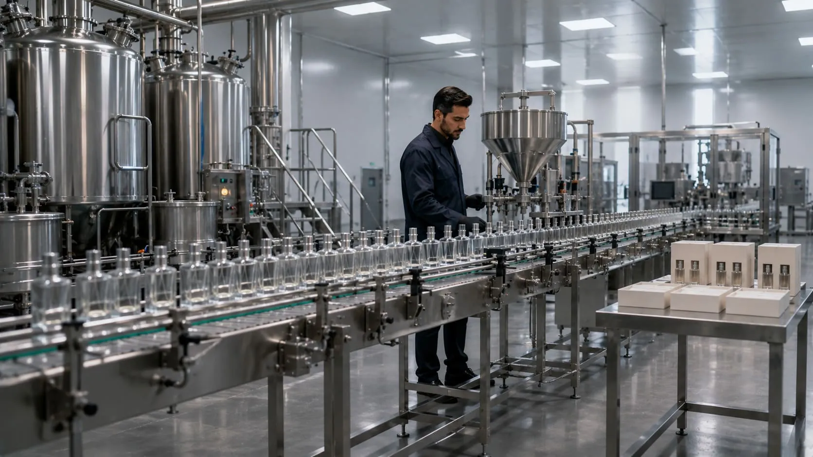 Stages of wholesale ramadan perfume manufacturing and production management