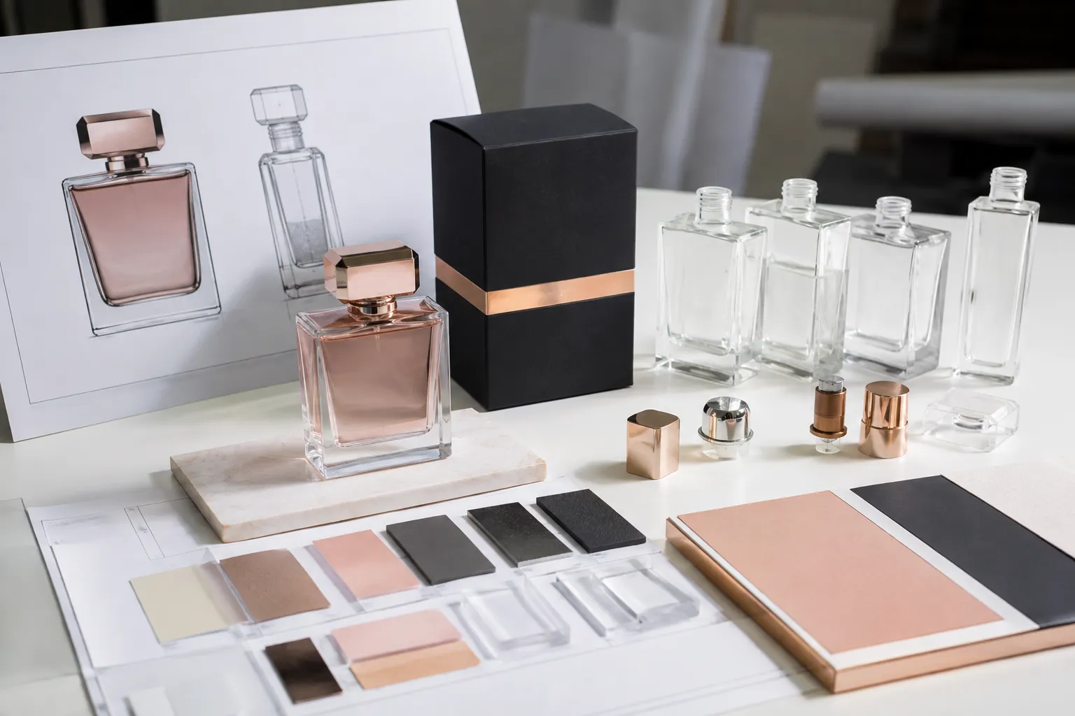 What should you send before requesting perfume samples