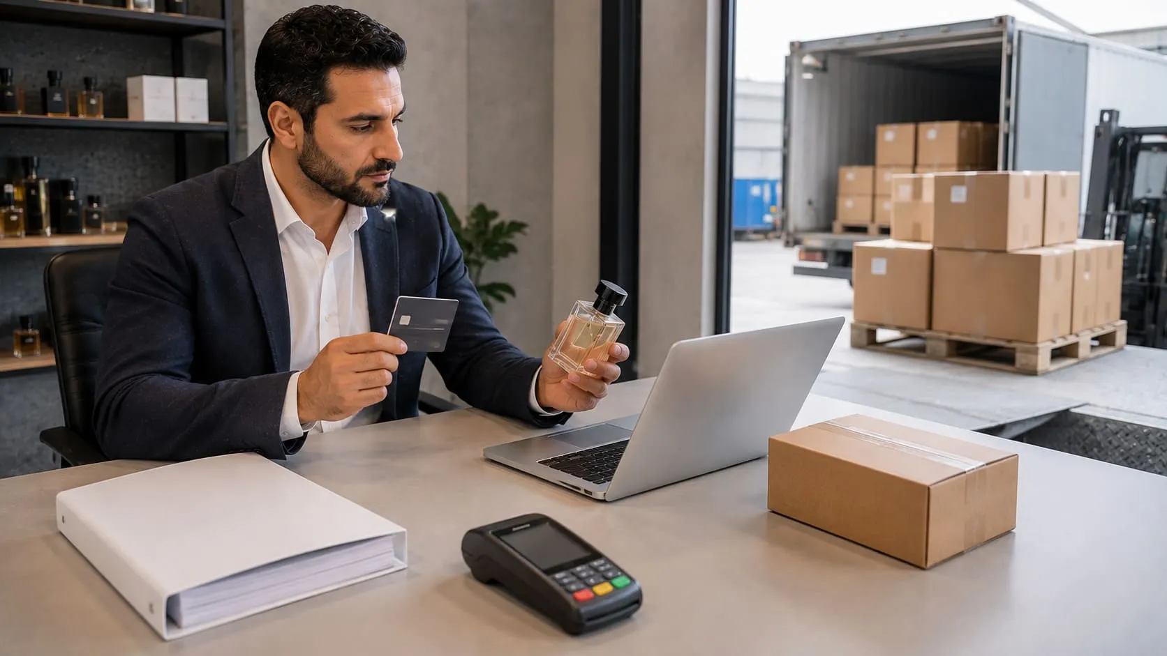 Payment methods for international perfume manufacturing orders